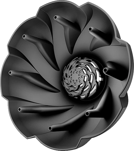 Φυσούνα διάχυσης αέρα για πιστολάκια μαλλιών